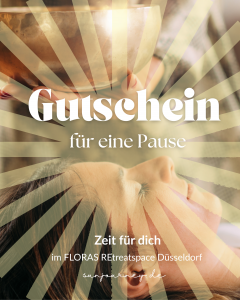 Zeit für dich - Gutschein für eine Pause Sunjourney Mentoring